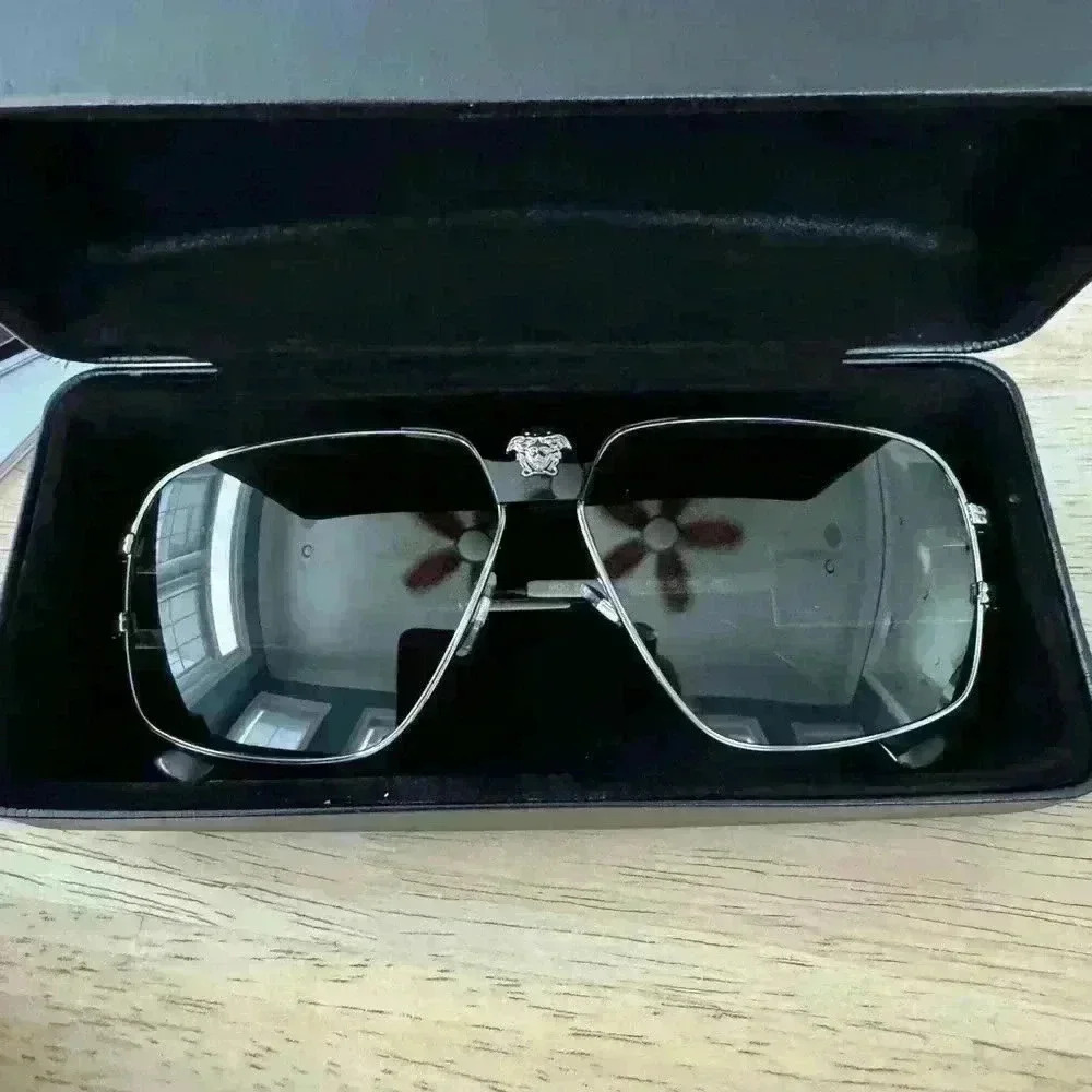Versace Special Project Squared Sunglasses ~ NEW IN BOX W/CASE! 🕶️ - Picture 11 of 15
